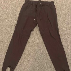 Theory Stirrup Ponte Pants – Size Small – Burgundy